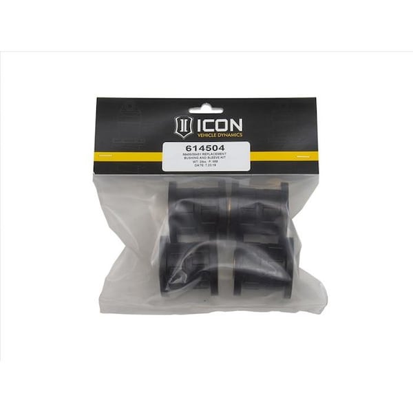 Icon Vehicle Dynamics 58450 / 58451 REPLACEMENT BUSHING AND SLEEVE KIT 614504